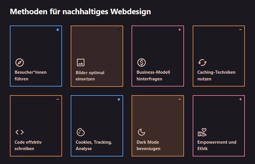 Screenshot nachhaltiges webdesign jetzt
